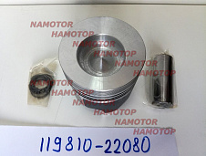Поршень 2T75, 3D75, 3T75, 3TN75 STD" 119810-22080. (D=41mm). 